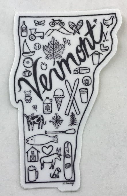 Vermont Sticker by Vermont Artist